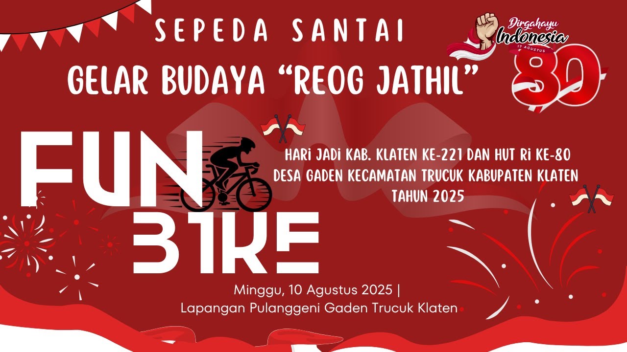 SEPEDA SANTAI & GELAR BUDAYA 
