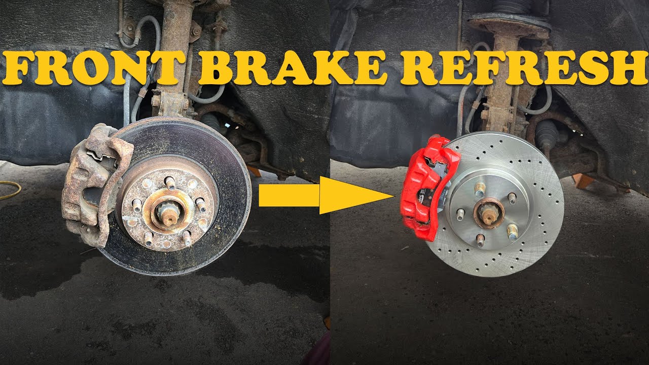 Celica gets new drilled brakes zzt231