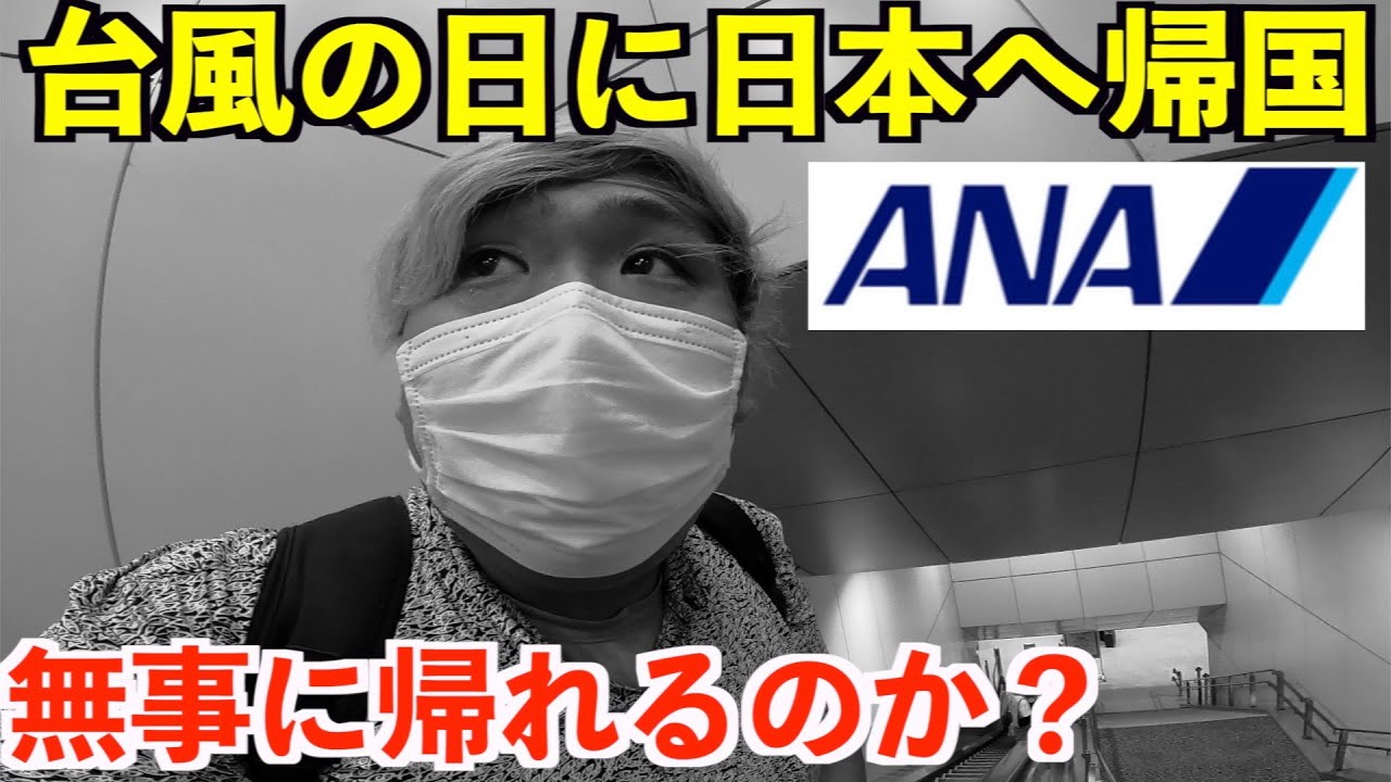 【最終回】台風が日本に直撃する時に海外から日本に帰国する事になった乗り継ぎ戦士の1日。