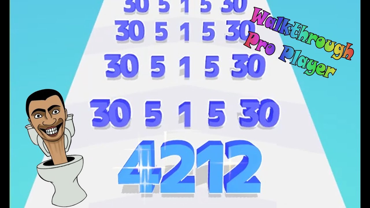 Number Master Run And Merge World Record | Aeten Gameplay