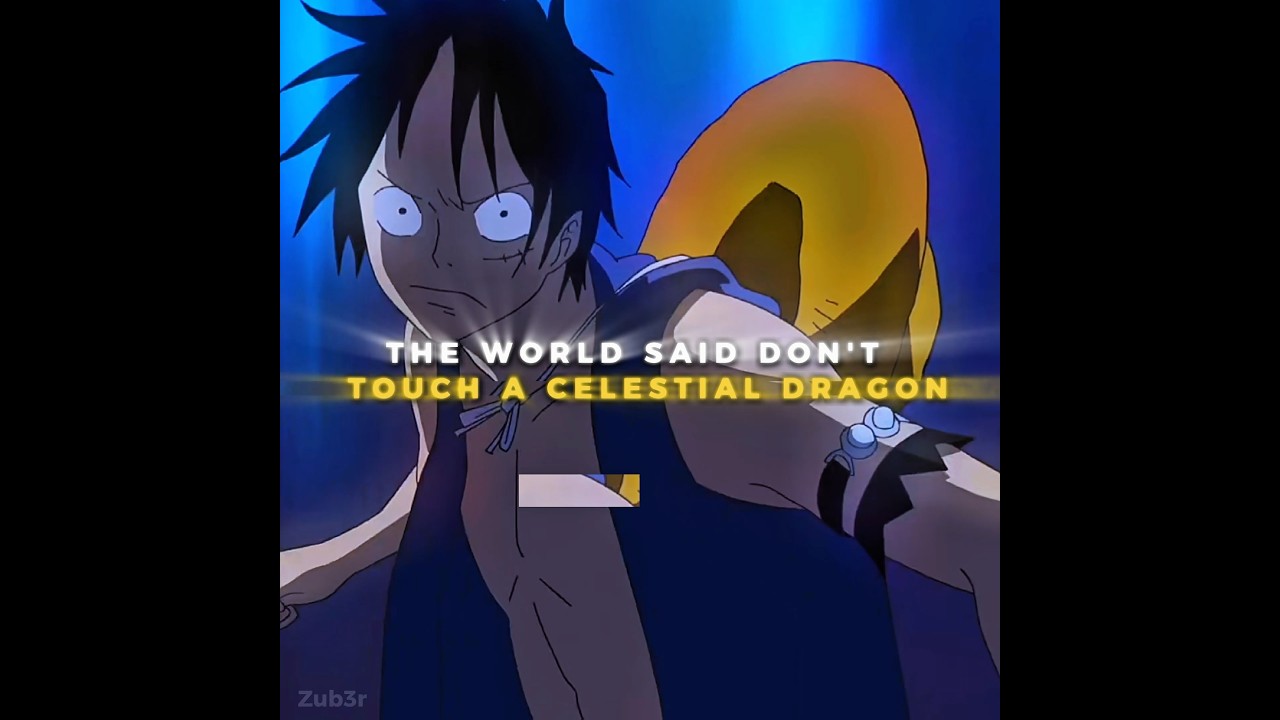 『 LUFFY PUNCHED CELESTIAL DRAGON 🔥 』| LUFFY  EDIT - AMV / EDIT &rarr;4K&larr;| #anime #onepiece #luffy