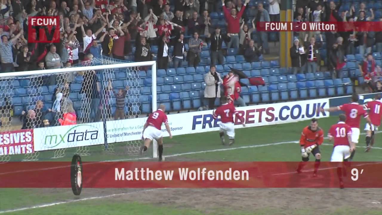 FCUM v Witton Albion  Playoff Semi Final - Goal1