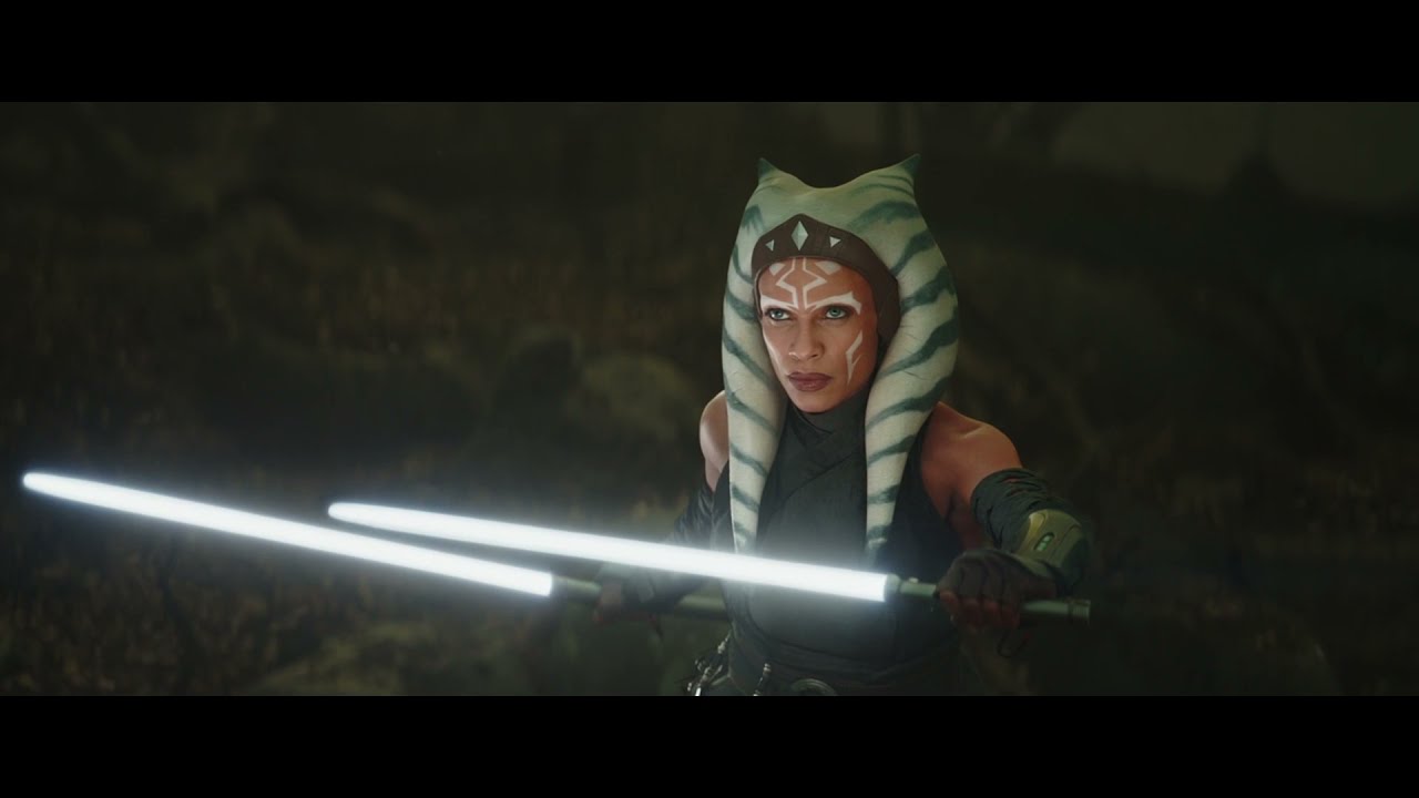 Din Djarin vs Ahsoka Tano - The Mandalorian Season Two (2020)