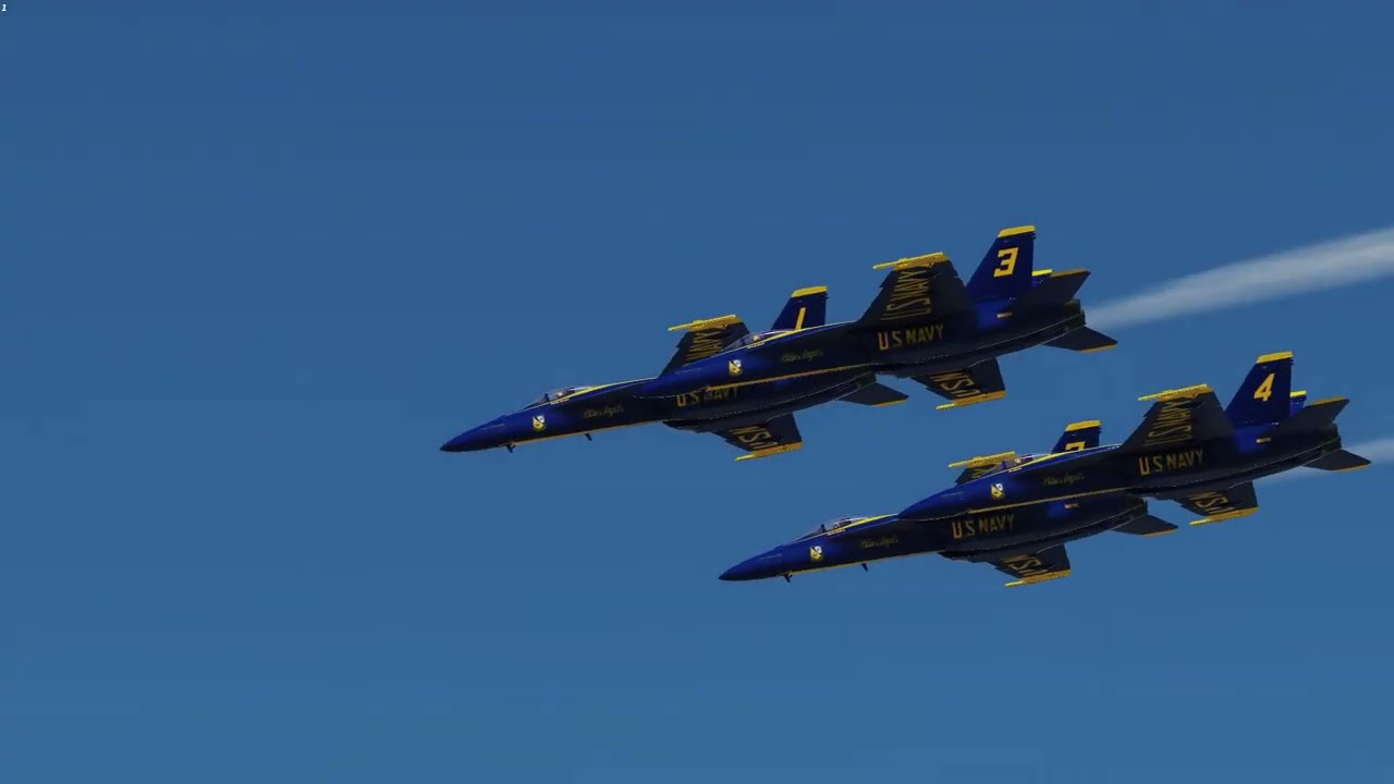 Virtual Blue Angels - Live Practice 8/7/25