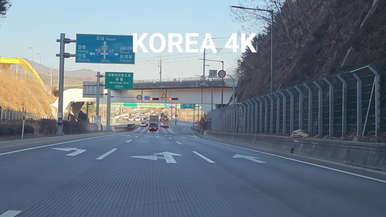 [Driving Korea 4K ASMR]from Sanggye-dong, Seoul to Namyangju, Gyeonggi-do(Seoul, South Korea)