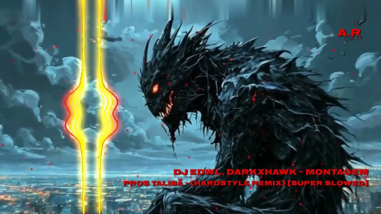 DJ EDWL, DARKXHAWK - MONTAGEM - PROS TALIBÃ - (HARDSTYLE REMIX) [SUPER SLOWED]