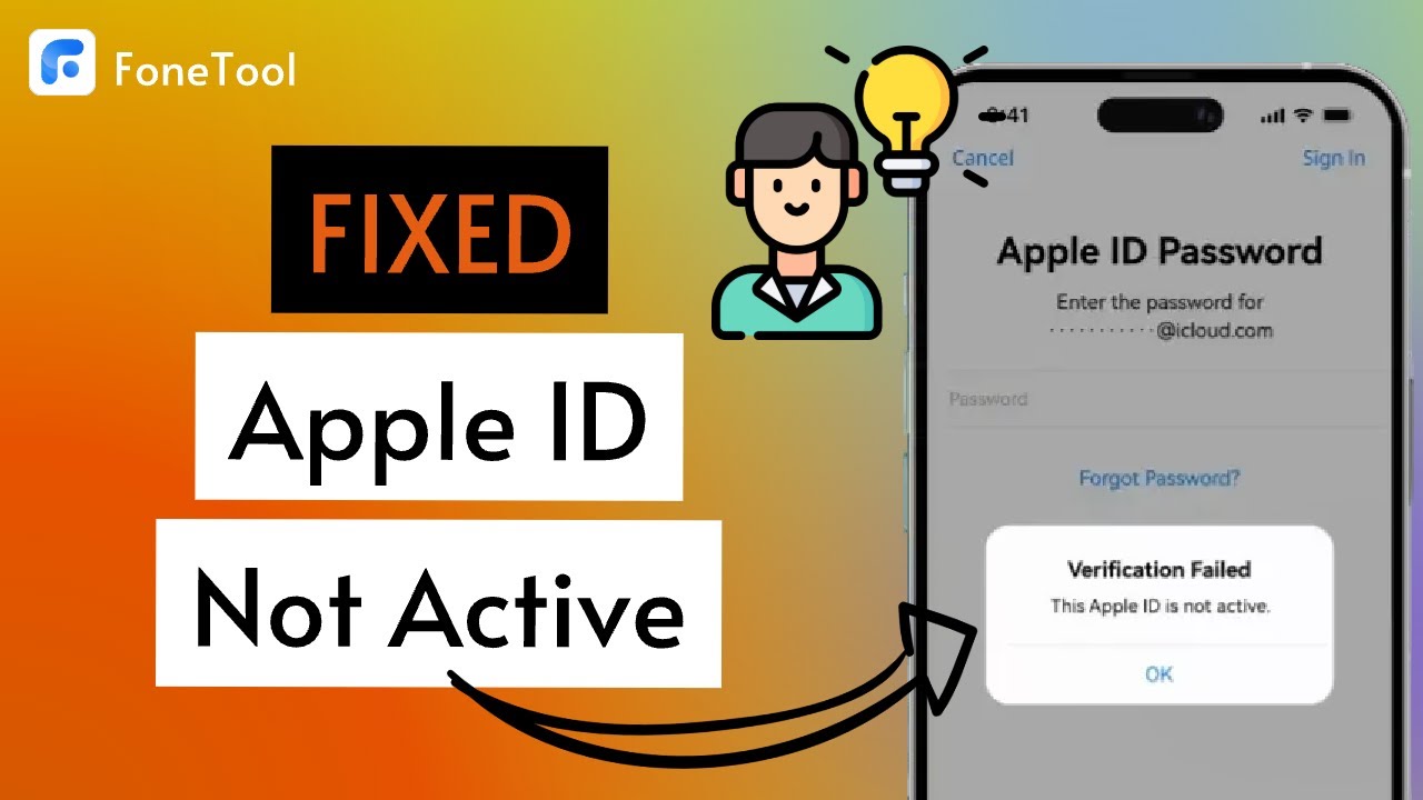 [FIXED]How to Fix This Apple ID Is Not Active | 2025 Solution