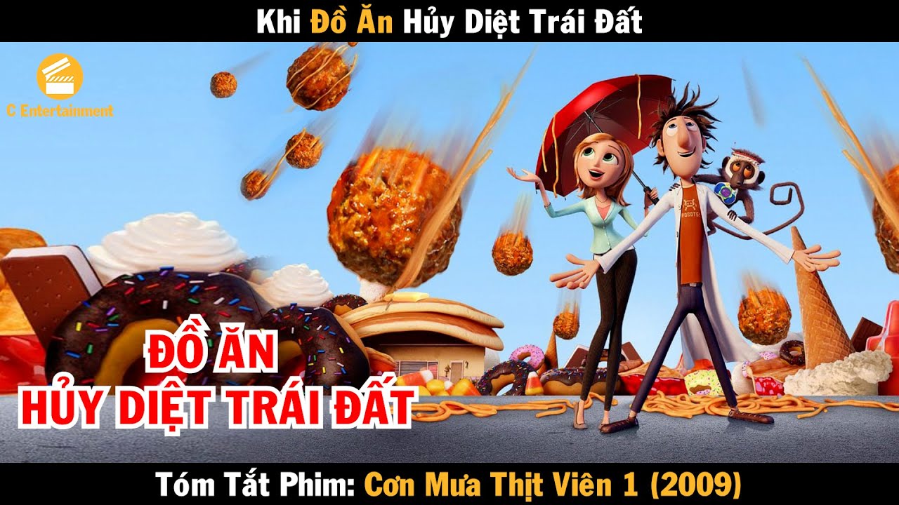 Review Phim Khi đồ ăn hủy diệt trái đất | Cơn mưa thịt viên 1 (2009)
