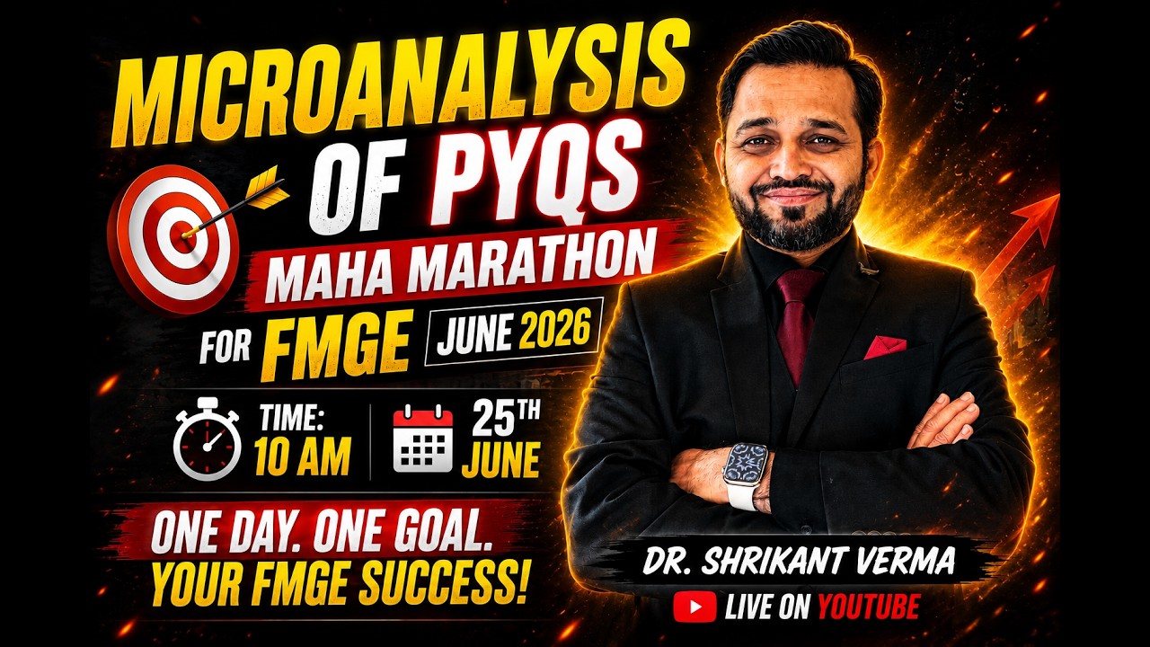 MICROANALYSIS OF PYQs &ndash; MAHA MARATHON for FMGE June 2026