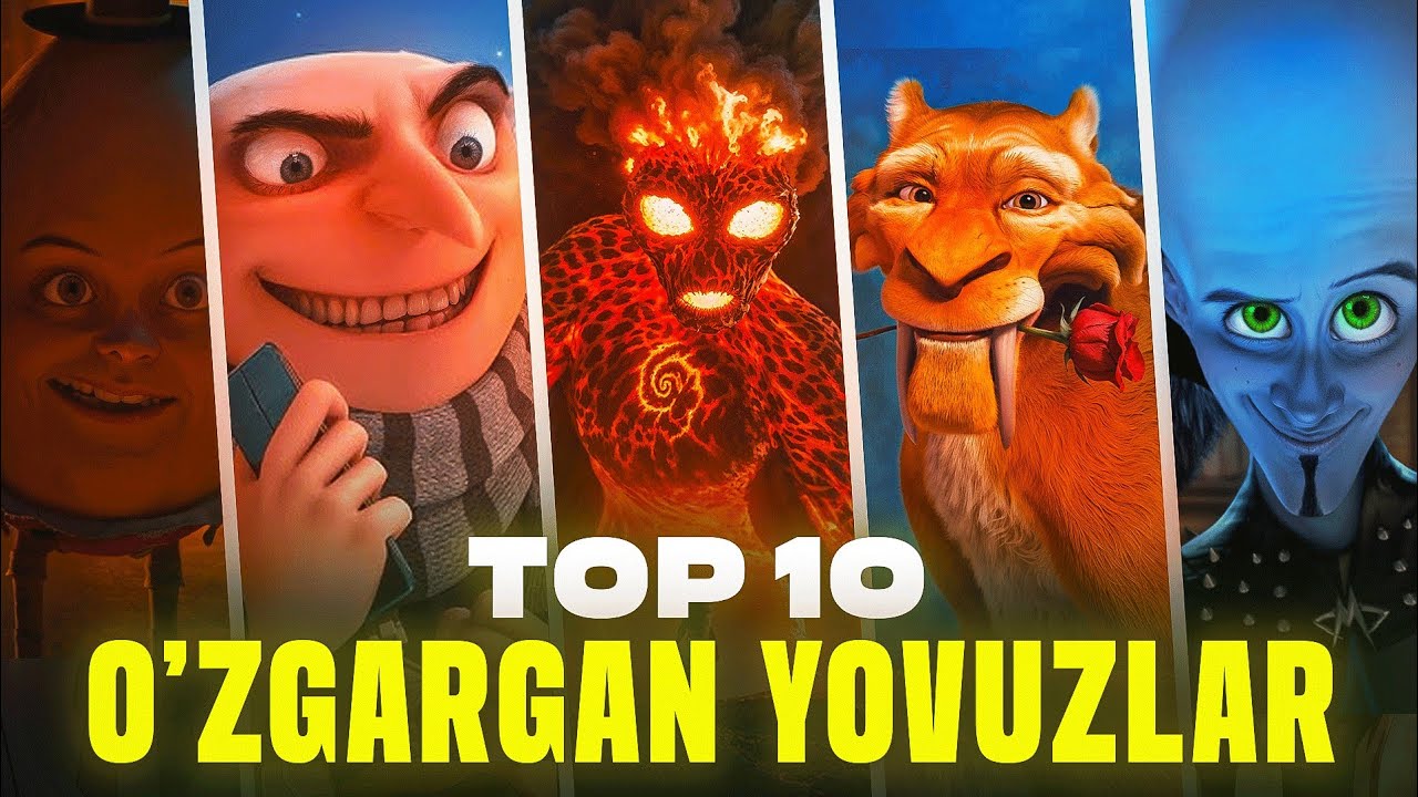 Top 10 Qaxramonga Aylangan Yovuzlar.