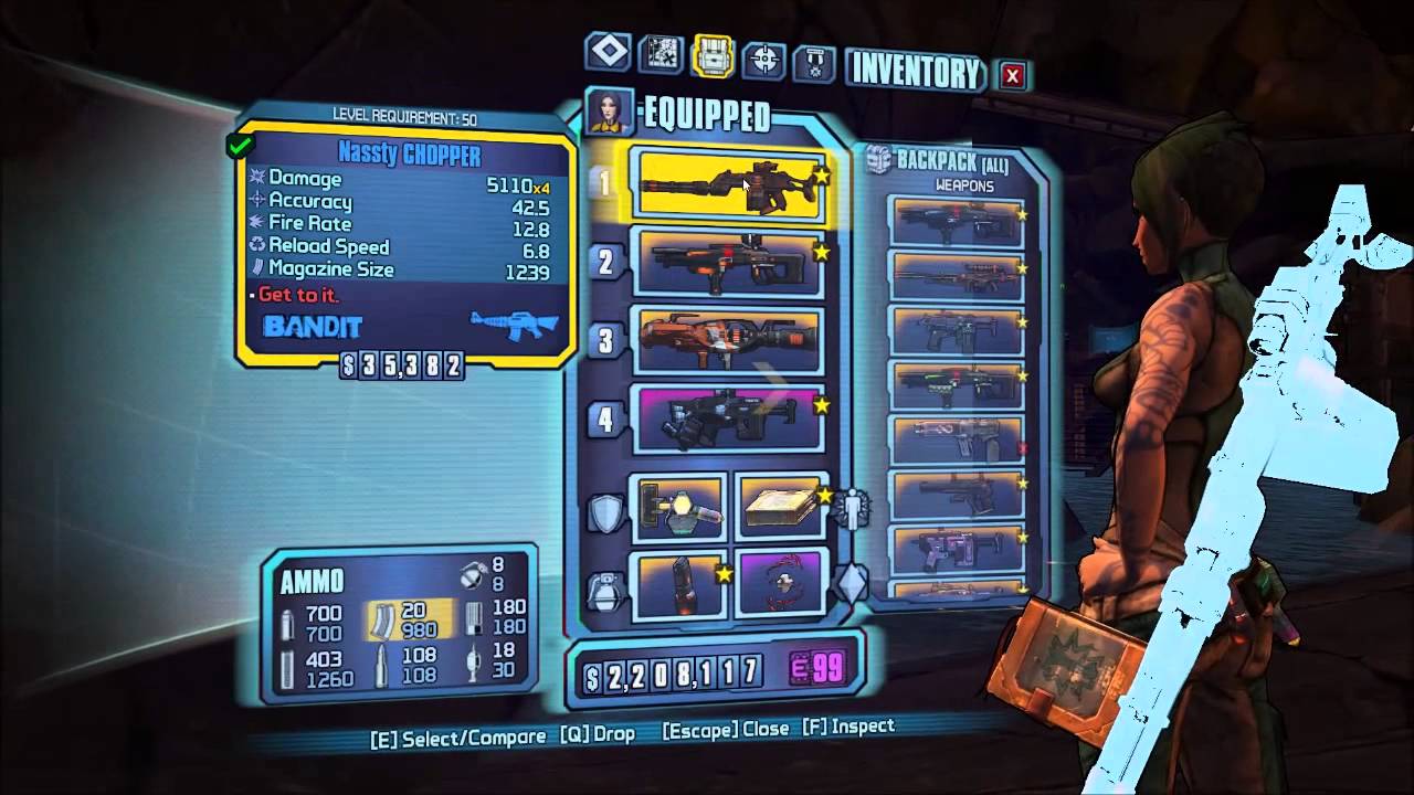 Borderlands 2: Sir Hammerlock 'Nassty CHOPPER'