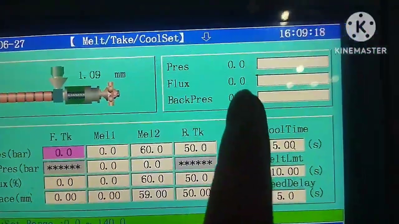 PARAMETER FEEDING / MELT / TAKE / COOLSET PADA INJECTION MOLDING