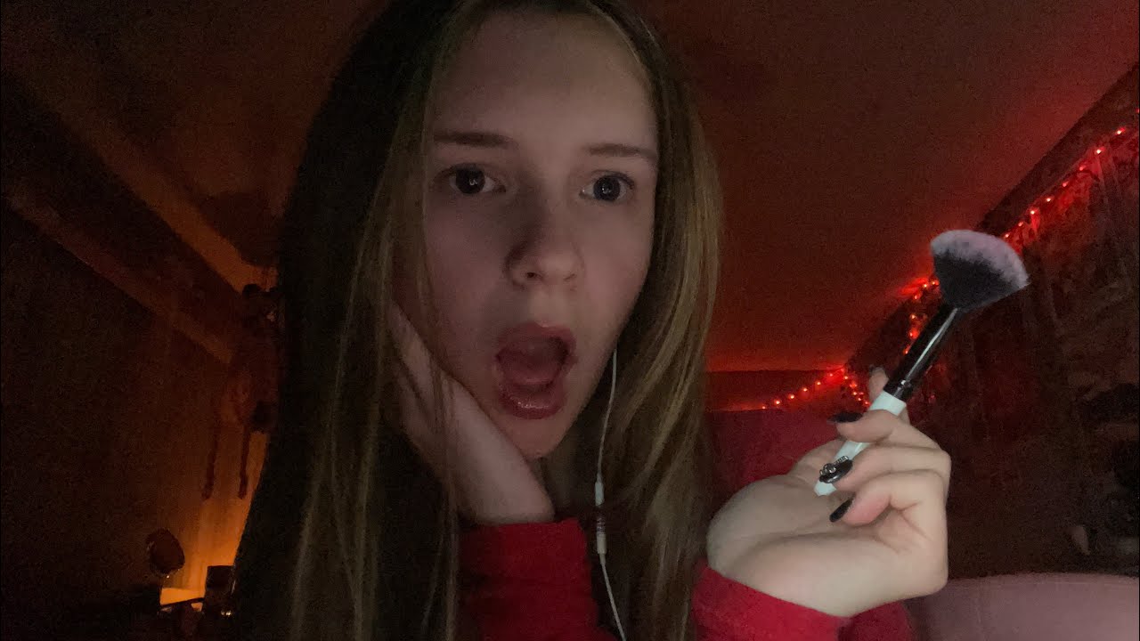 ASMR random girl fixes your makeup after you get cheated on 
