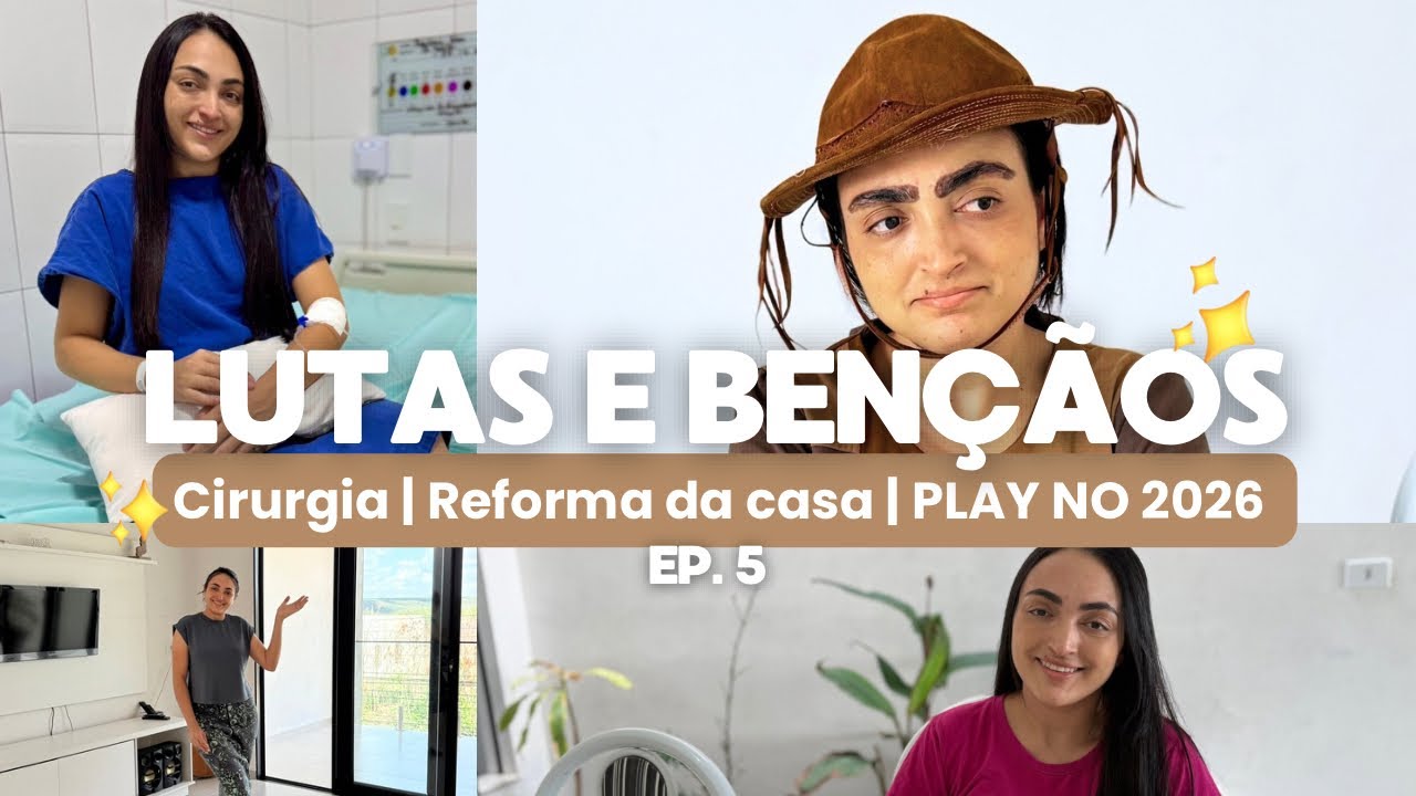 VLOG COMPLETÃO | CIRURGIA | FORRO DA CASA | NOVIDADES | CLIPE E DANDINHA 😅 A CASA ESTÁ FICANDO LINDA