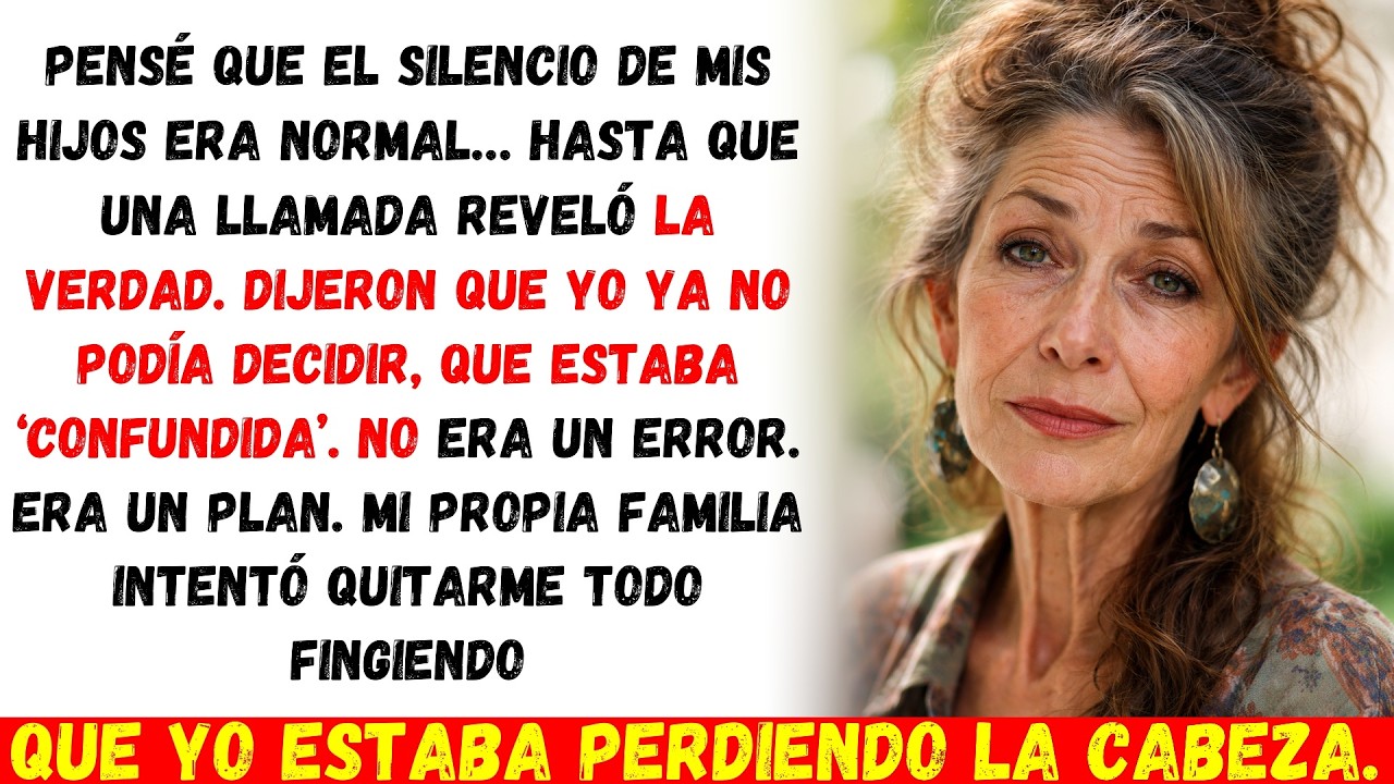 Mis hijos fingieron mi demencia para robarme, pero mi respuesta los destruyó.