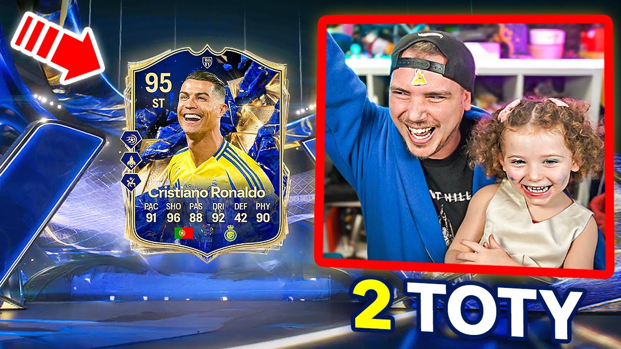 MIA FIGLIA TROVA UN TOTY!! (+2 TOTY e HM!!) - FC 25 TOTY PACK OPENING