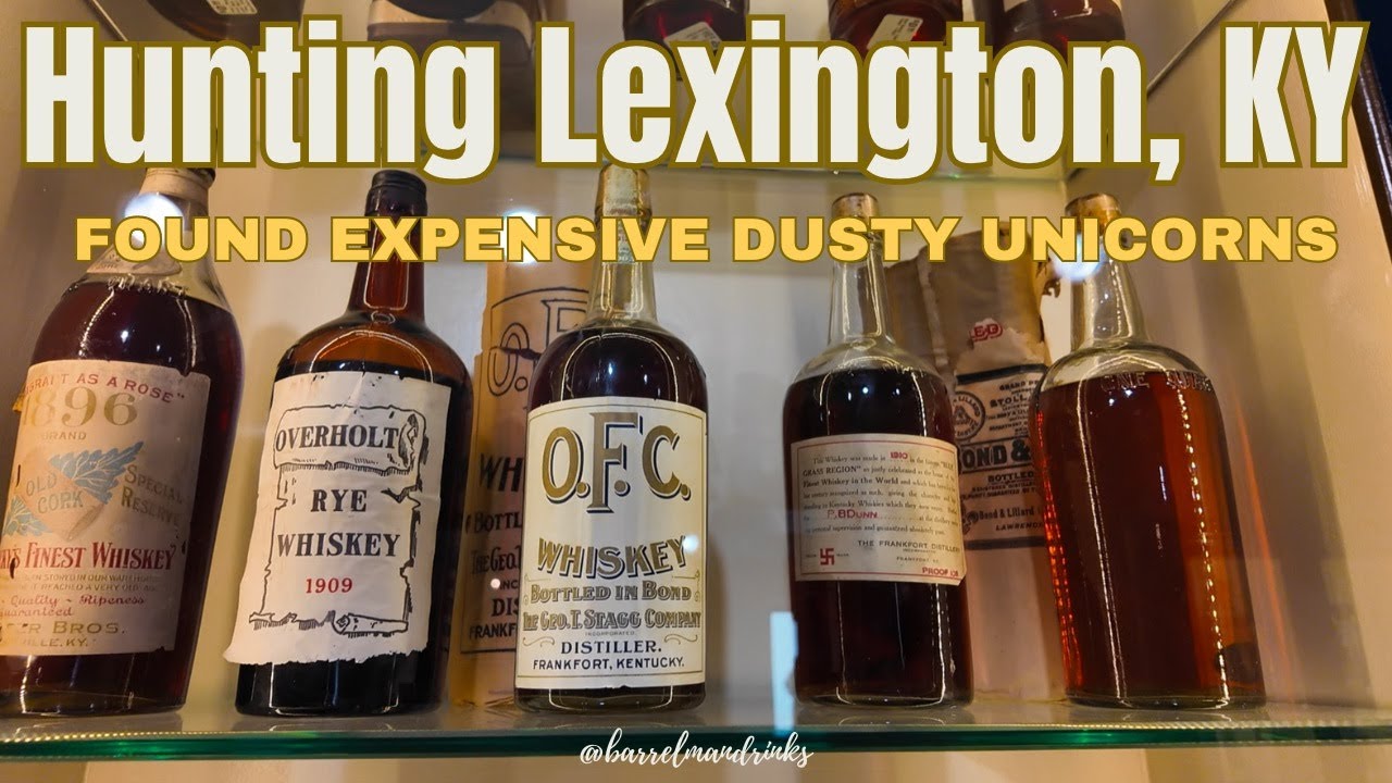 I Found Where Old Unicorns Are Put Out To Pasture Bourbon Hunting in Lexington, Kentucky.
