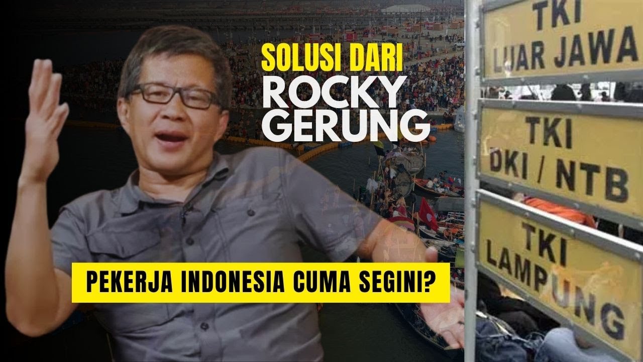 Rocky Gerung Bongkar Masalah TKI/PMI, Negara Malu!
