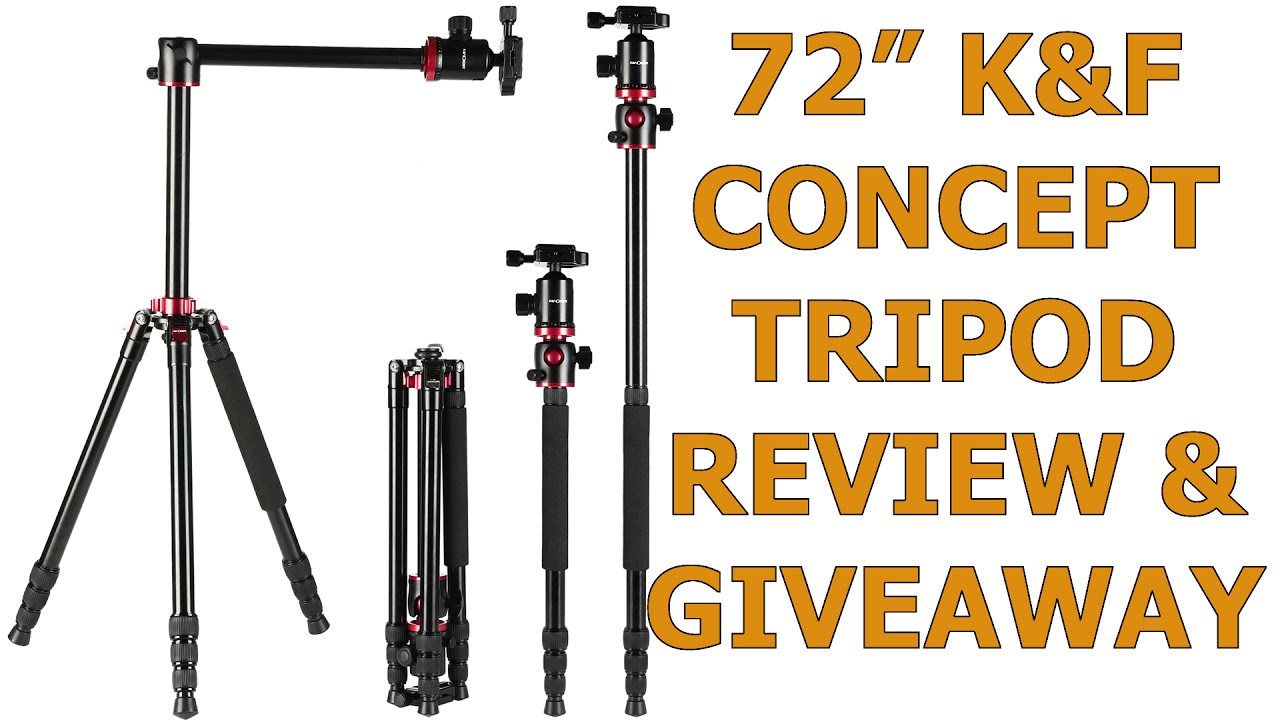 K&F Concept 72 Inch Aluminum Ballhead Tripod (TM2534T) Review