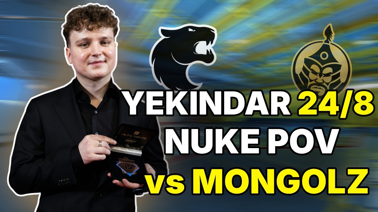 This is How Yekindar Dominated The Mongolz!!! CS2 POV Yekindar (24/8) (nuke) | IEM Kraków 2026
