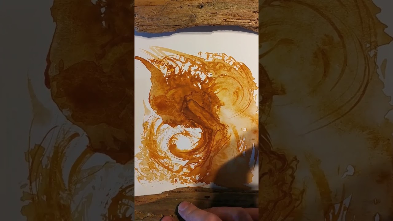Painting the self manifest (part 2)  #selfcreation #rorschach  #subconscious     #finishingtouches
