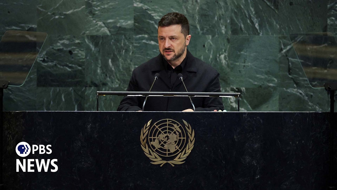 WATCH LIVE: Ukrainian President Zelenskyy addresses 2026 UN General Assembly