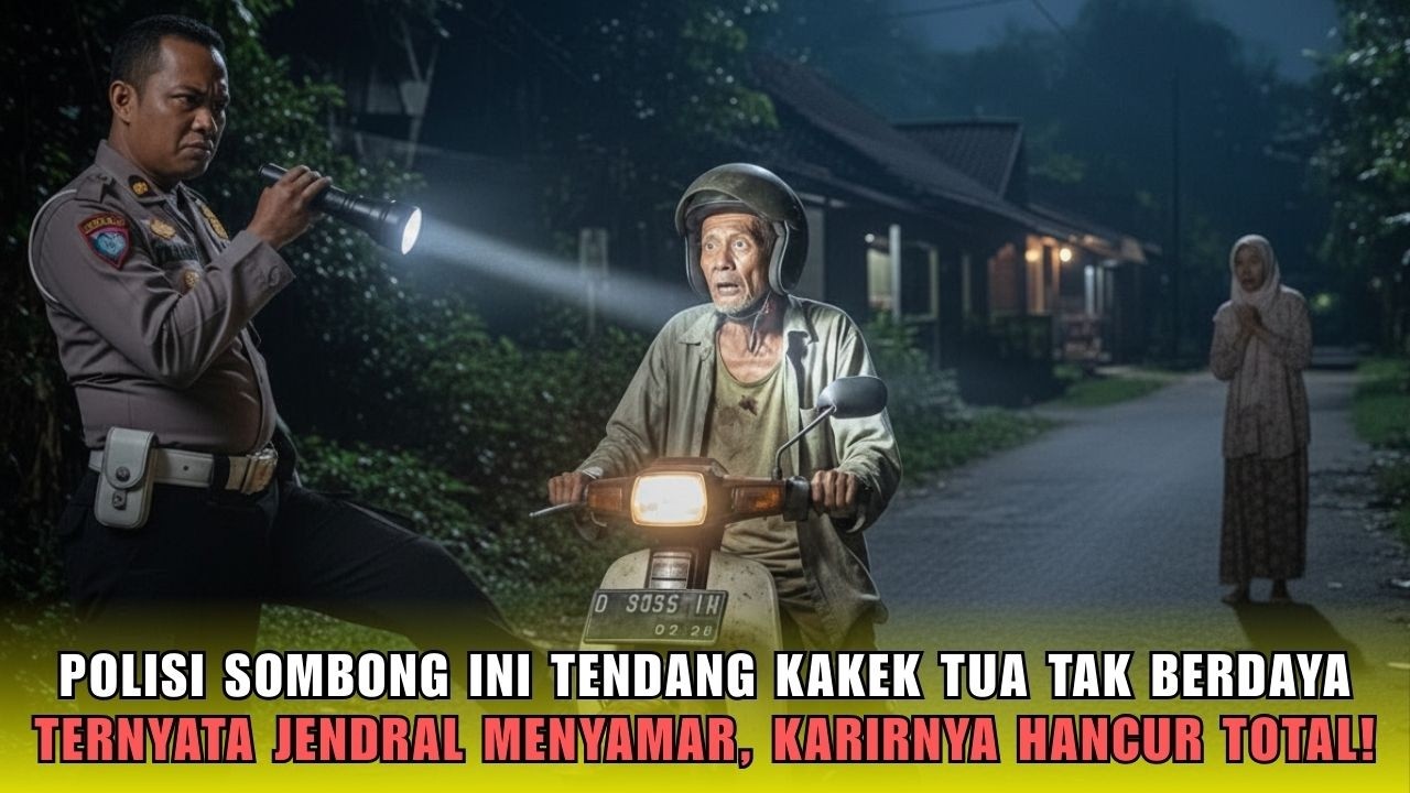 Polisi Ini Tendang Kakek Tua Yang Ternyata Jendral Sedang Menyamar! Kariernya Langsung Hancur Total!