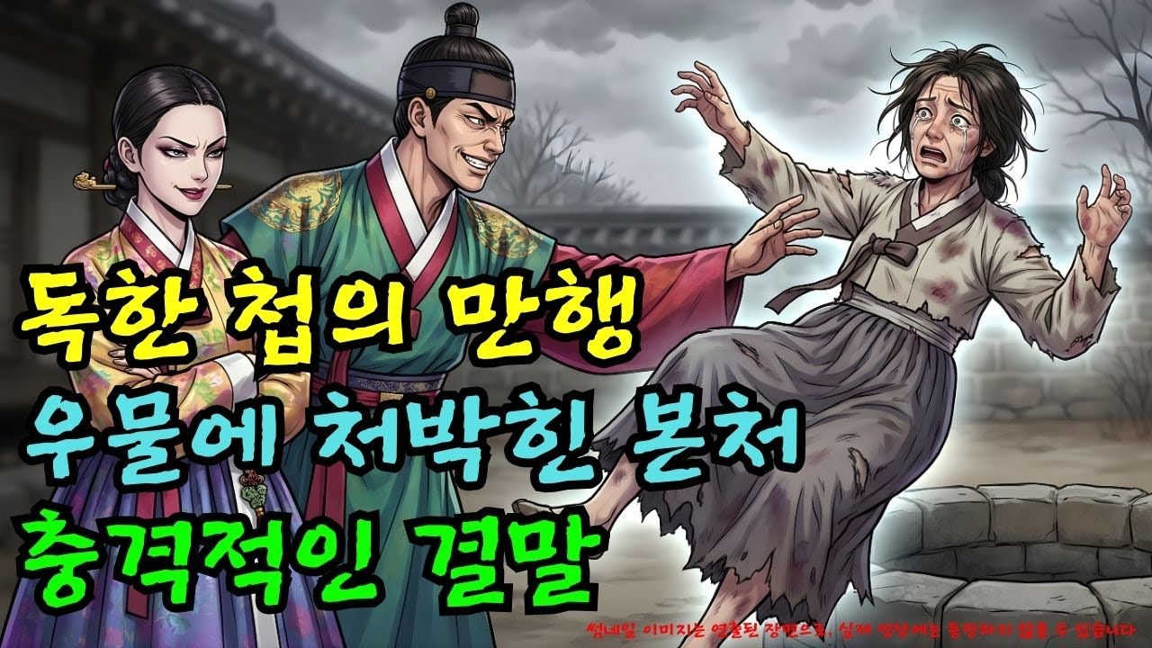 첩과 짜고 조강지처를 우물에 빠뜨린 남편, 땅속 항아리를 열었다가 비명 지른 이유 (사이다 참교육) |야담·민담·전설·설화·옛날이야기·야사·오디오북