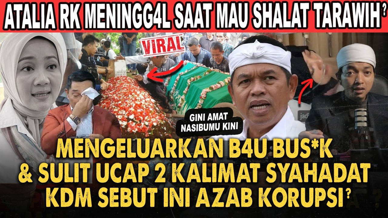 KANG DEDI MULYADI KAGET ATALIA RIDWAN KAMIL MENINGG4L SETELAH SHALAT TARAWIH DI BULAN RAMADHAN?!