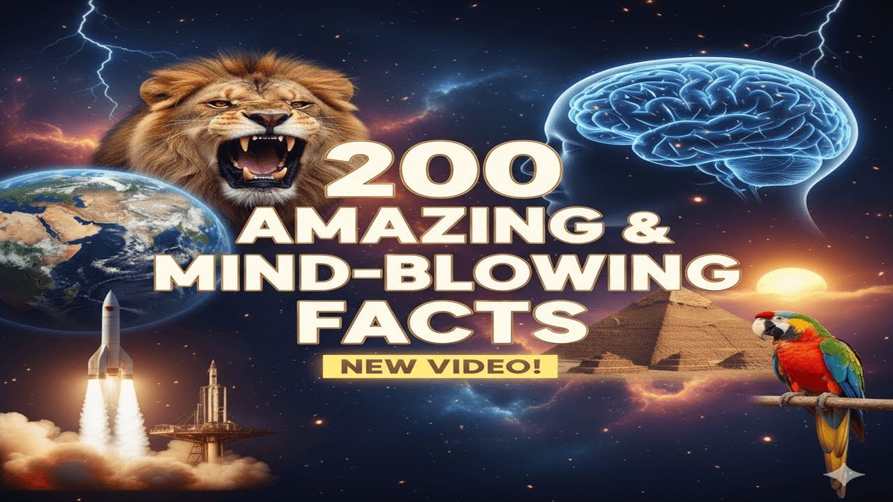 200 Amazing Facts About the World | Unbelievable Mind-Blowing facts |  Discoveries & Science, Nature