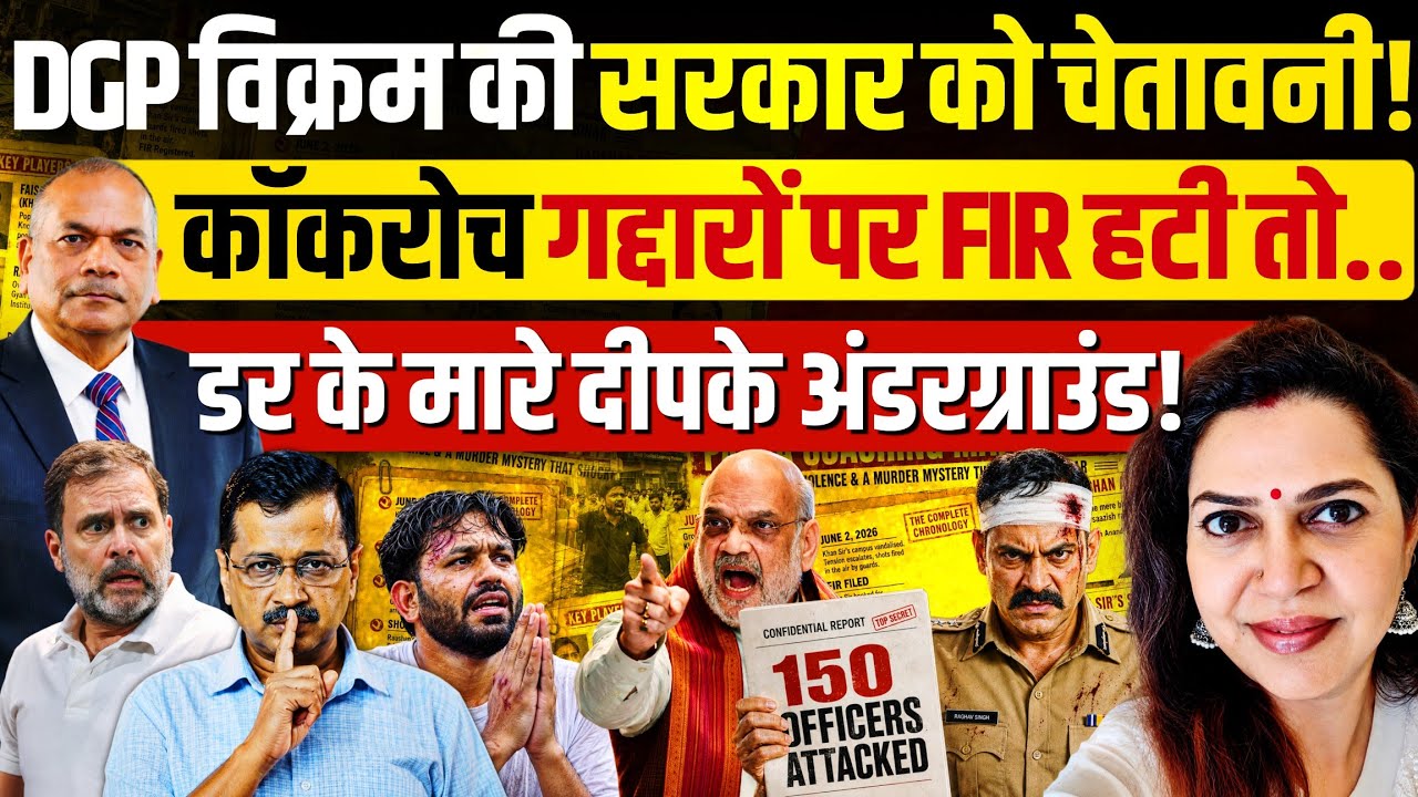 FIR रद्द करने की मांग पर भड़के DGP, सरकार को दे दी आखिरी चेतावनी! Ex DGP Vikram Singh | Anju Pankaj