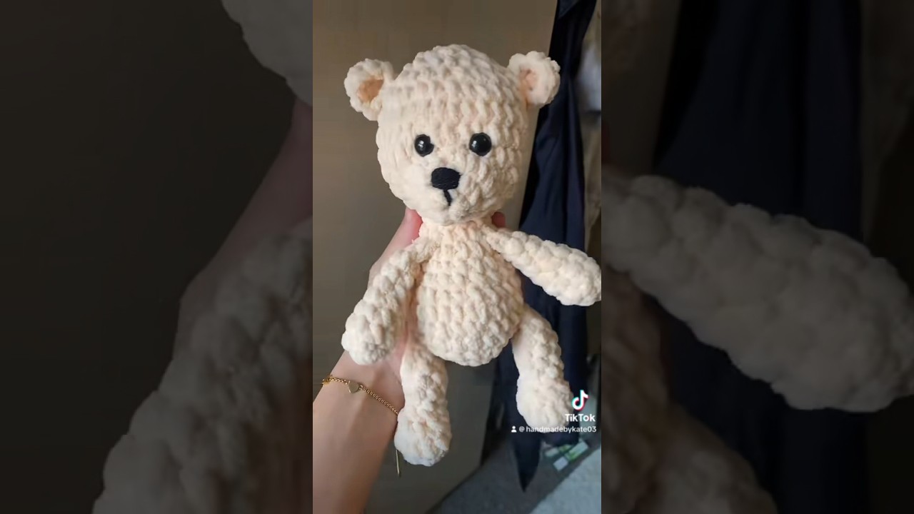 Teddy Bear Amigurumi | Crochet Pattern #crochet #amigurumipattern #crochetpatterns
