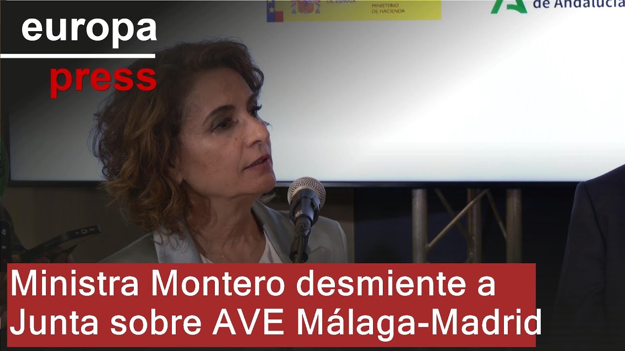 Montero respalda a Puente sobre el AVE y critica las mentiras de la Junta sobre pérdidas
