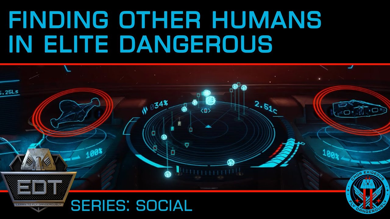 How to Find Other Human Players/Commanders in Elite Dangerous - Open, Solo, Private - Tutorial/Guide