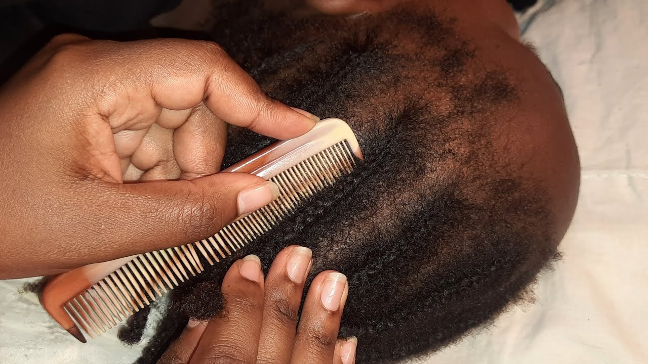ASMR Tingly and attentive scalp scratching  with a comb #asmr #relaxing #asmrsounds #roadto5ksubs