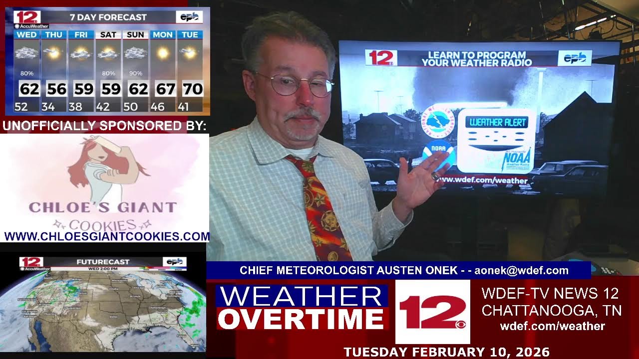 WDEF TV NEWS 12 WEATHER OVERTIME - TUE FEB 10 2026