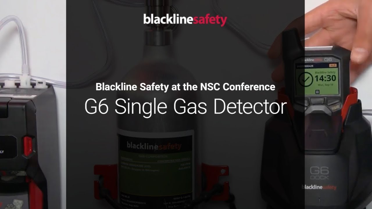 Blackline Safety at the NSC Conference - G6 Single Gas Detector | Gas Detector Systems | Lone Worker