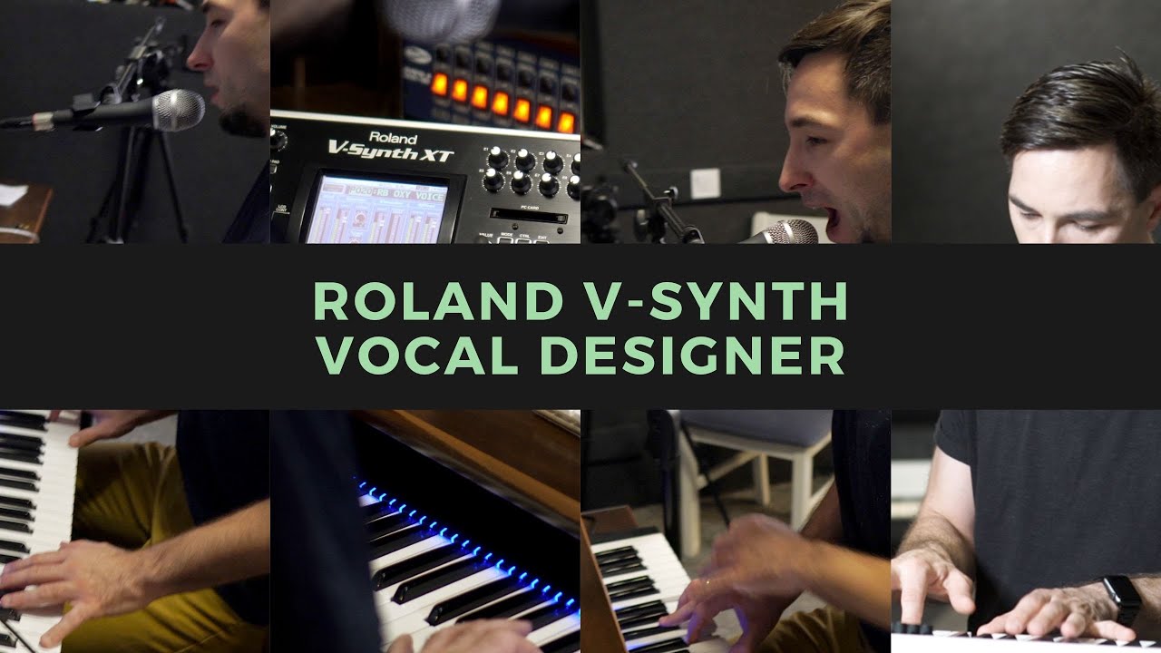 ROLAND V-SYNTH VOCAL DESIGNER DEMO OLD NAMM SHOW :) 4K