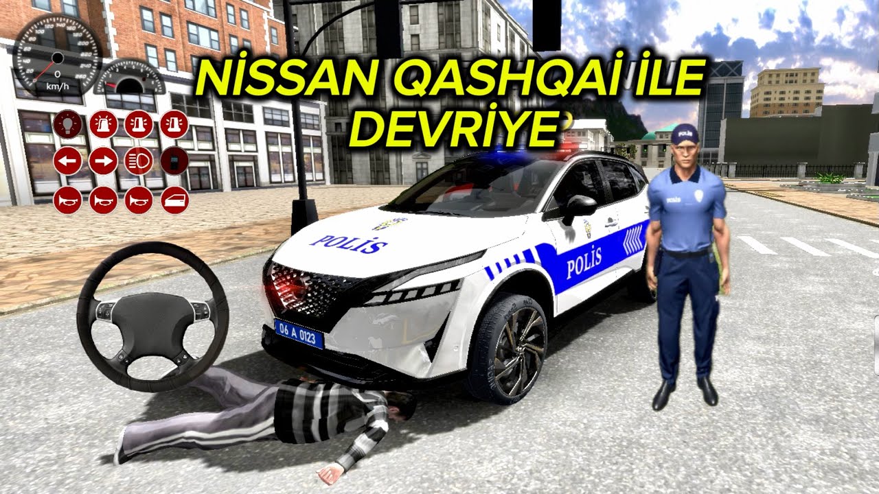 TÜRK POLİSİ OYNU NİSSAN QASHQAİ İLE DEVRİYE ATIYORUZ 🫡 #nissanqashqai #türkpolisi #arabaoynu #police