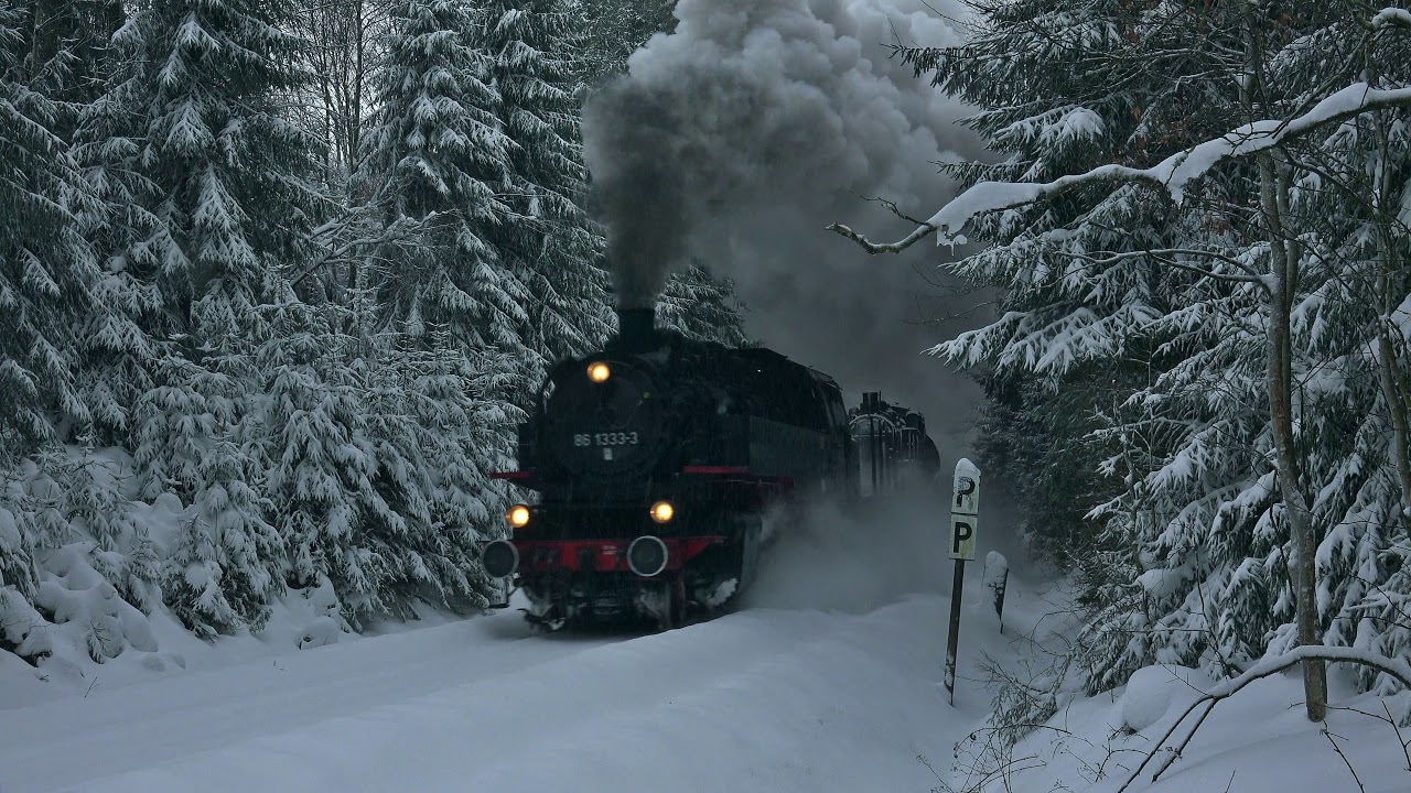 Winter im Erzgebirge mit 86 1333