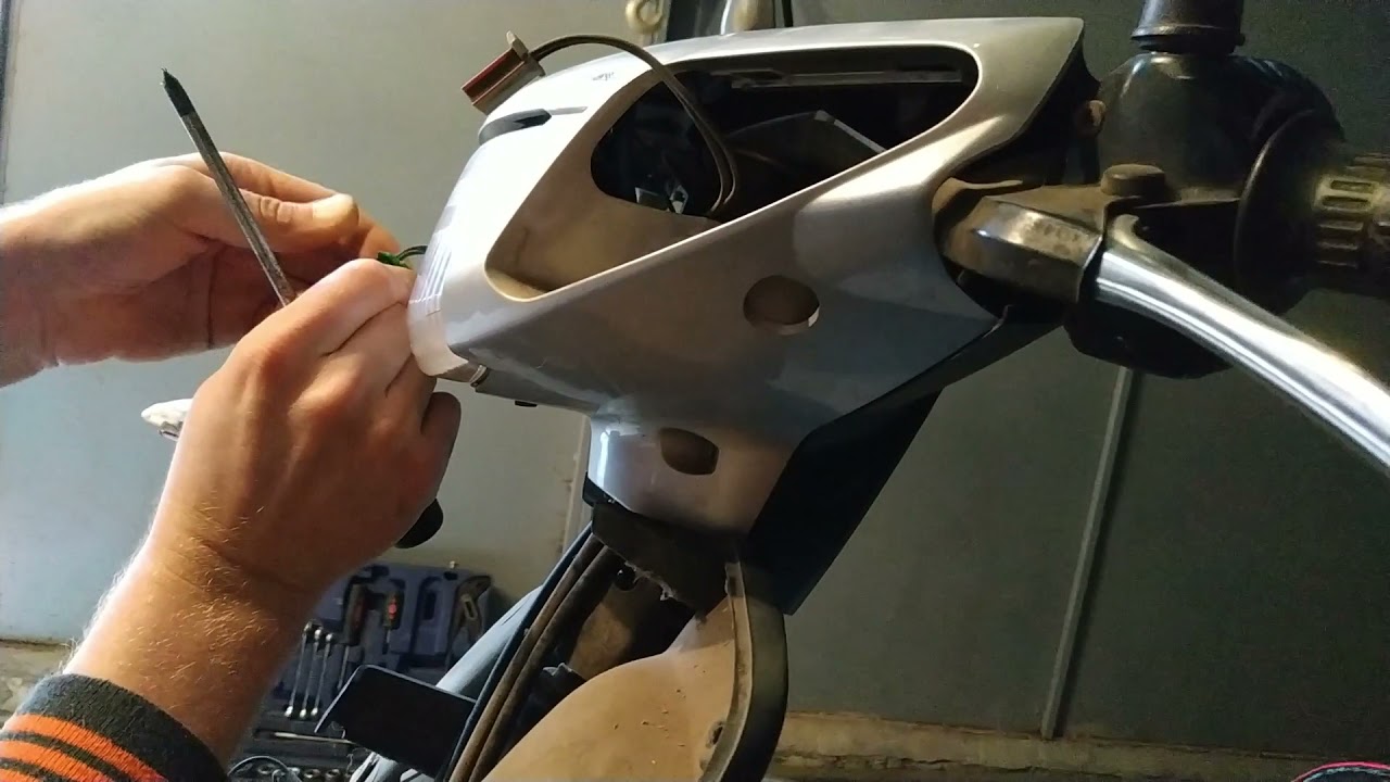 Yamaha jog ремонт передней вилки