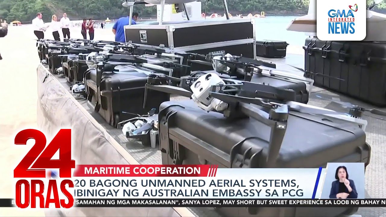 20 bagong unmanned aerial systems, ibinigay ng Australian Embassy sa PCG | 24 Oras
