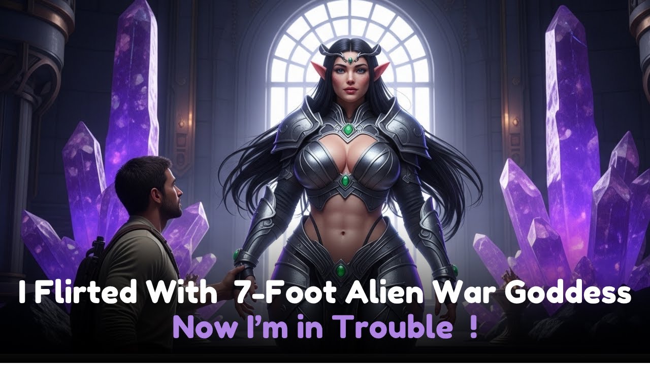 Flirting With a 7-Foot Alien War Goddess Was a Mistake—She Claims Me as Husband Material!