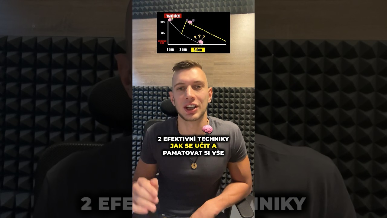 Jak se učit a pamatovat si v&scaron;e (naučit na Maturitu, st&aacute;tnice za t&yacute;den)