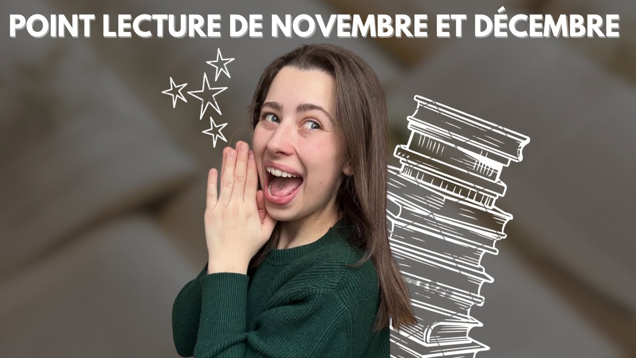 J’ai (enfin) rattrapé mon retard lecture 📚 ( bilan lecture novembre & décembre 2025 ) 