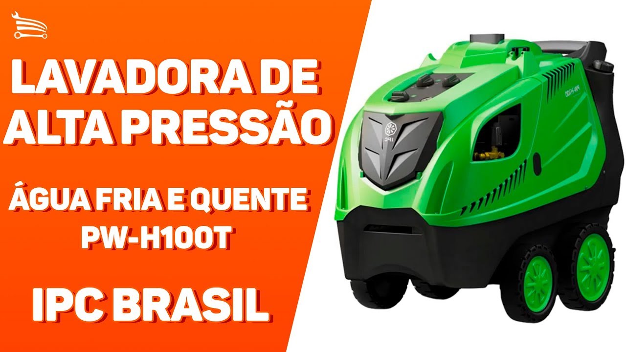 Lavadora de Alta Pressão de Água Fria e Quente PW H100T IPC BRASIL - Loja do Mecânico