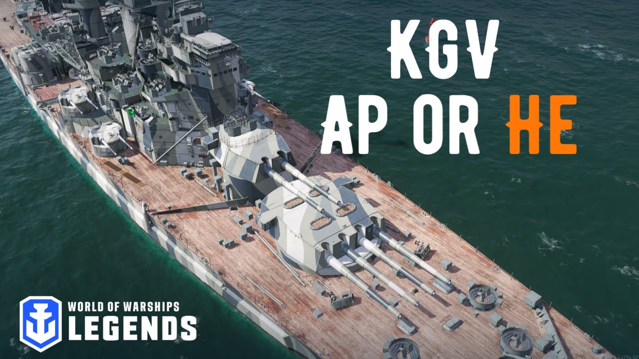 King George V -- HE & AP | World of Warships: Legends