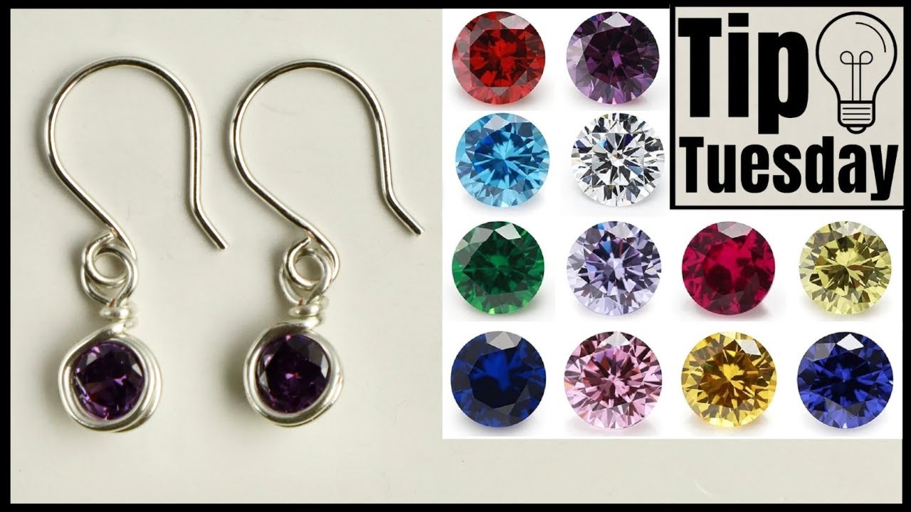 Wire Wrapped Gemstone Earrings Tutorial