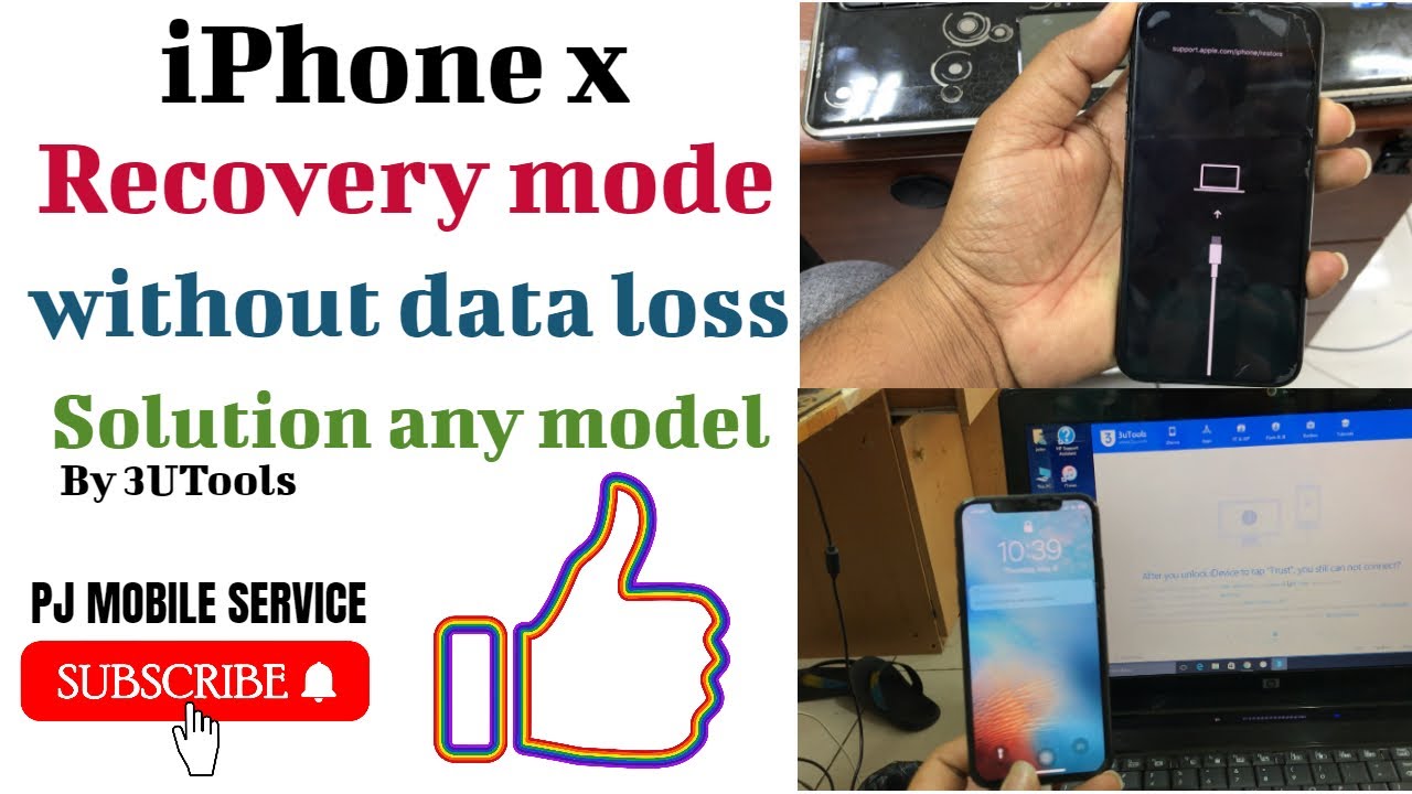 iPhone x boot loop on Recovery mode solution without data loss
