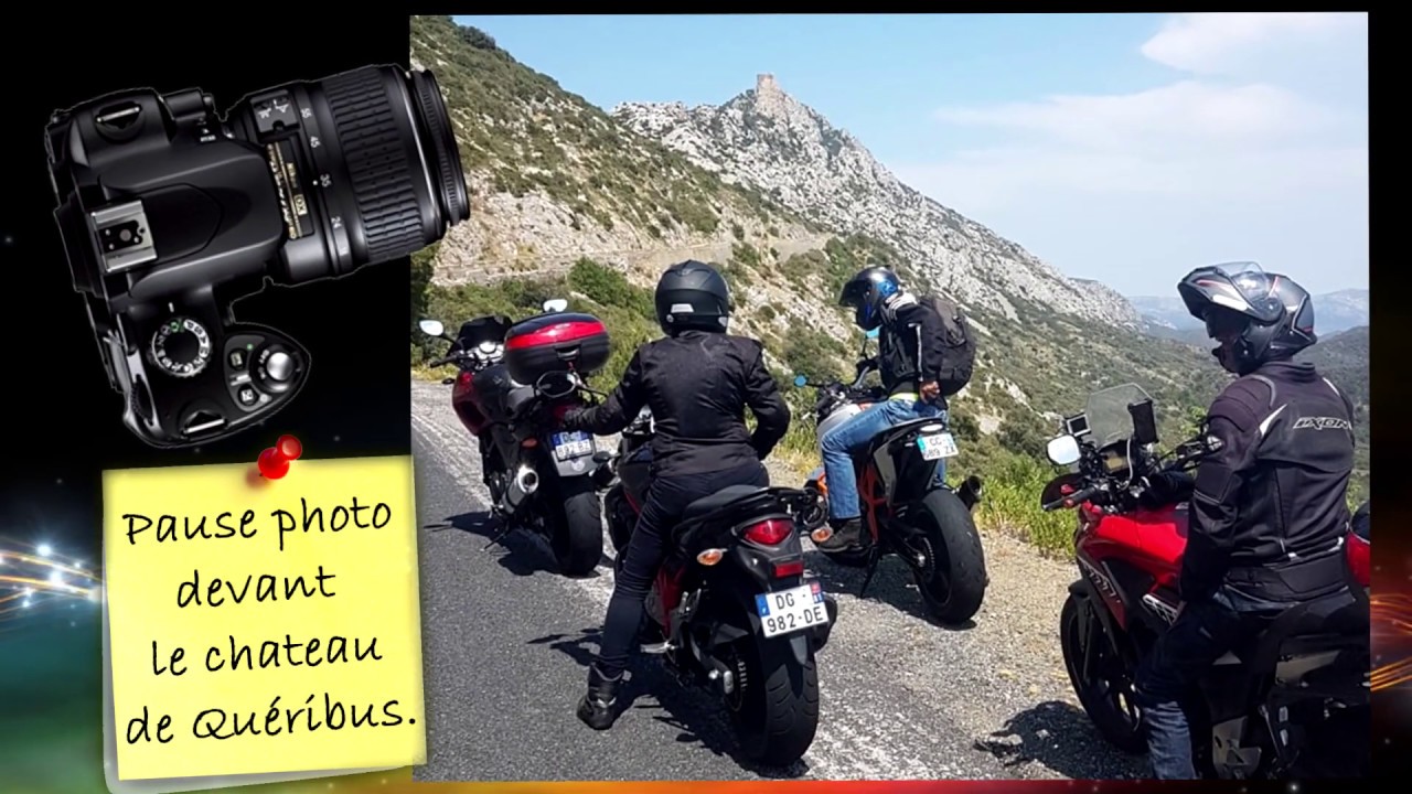 [CB 500 X] balade aux gorge de galamus 07-07-2019